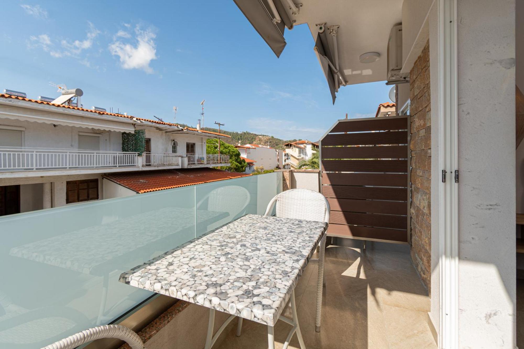 Villa Zoe On The Beach Sarti Exterior photo